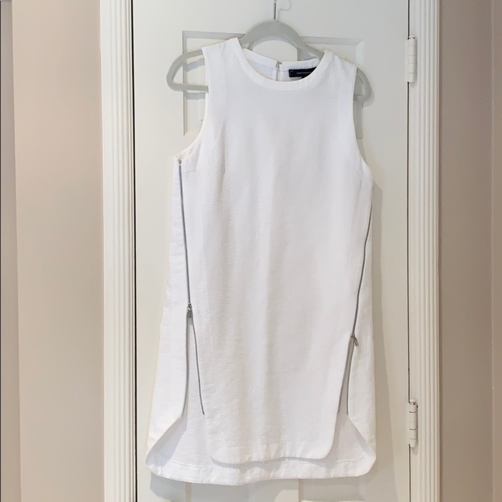 Robert Rodriguez White Sleeveless Dress